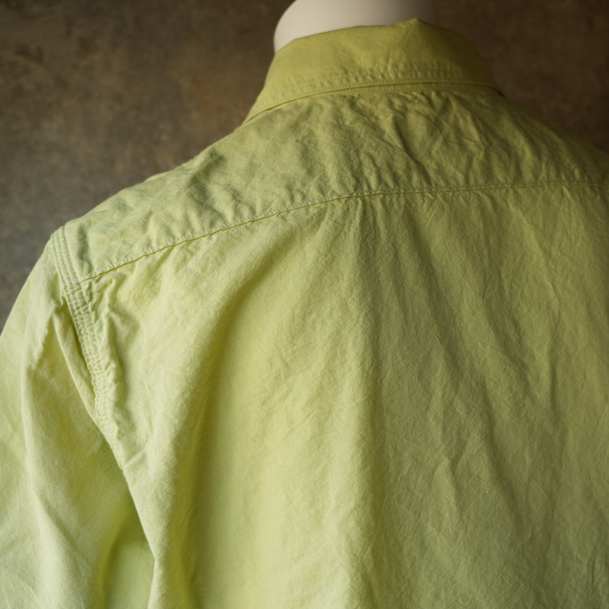 DELUXEWARE_WWS-33S_SHORT WORK SHIRT_GRNYEL