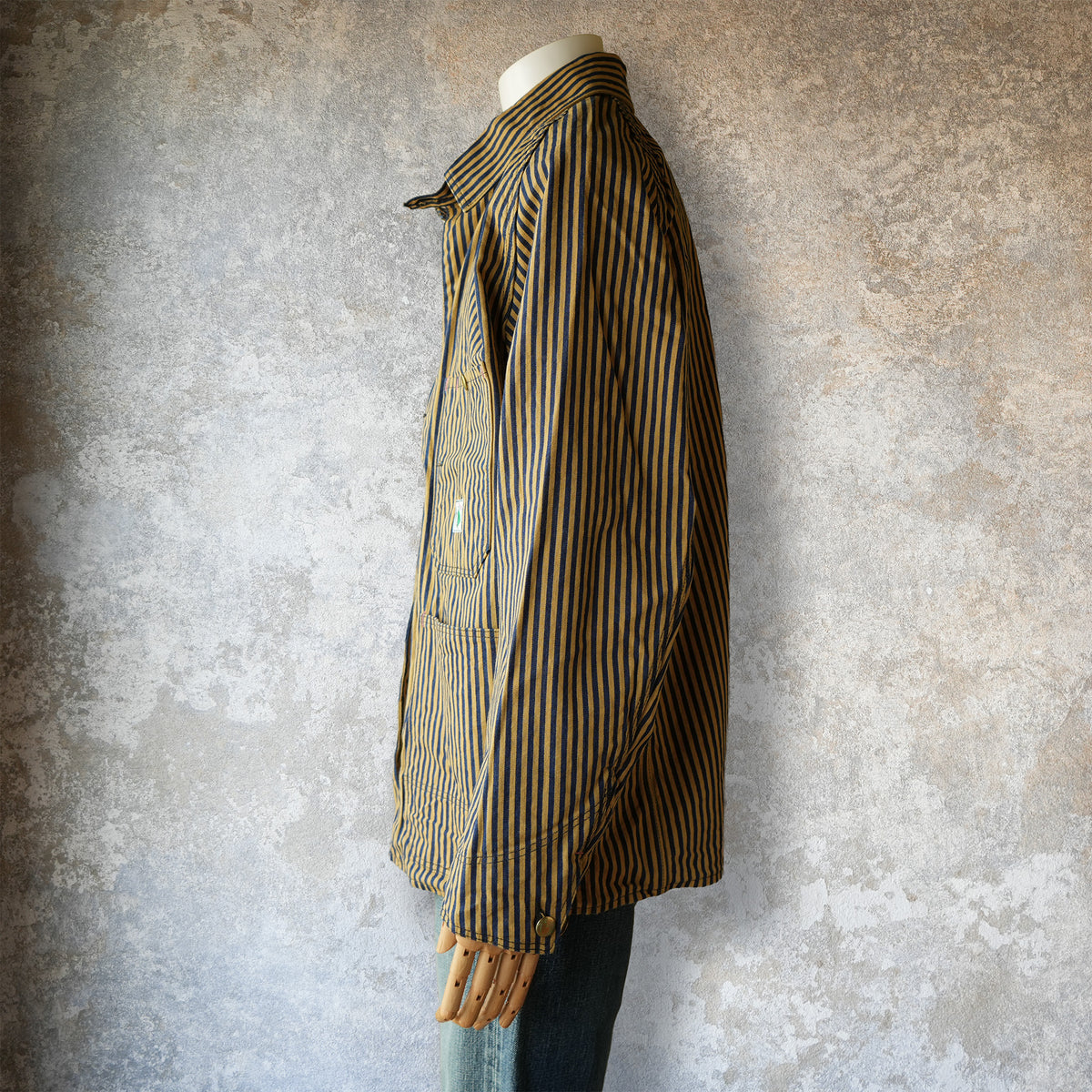 TCB Jeans_Cat Head Jacket_Brown Tabby Stripe
