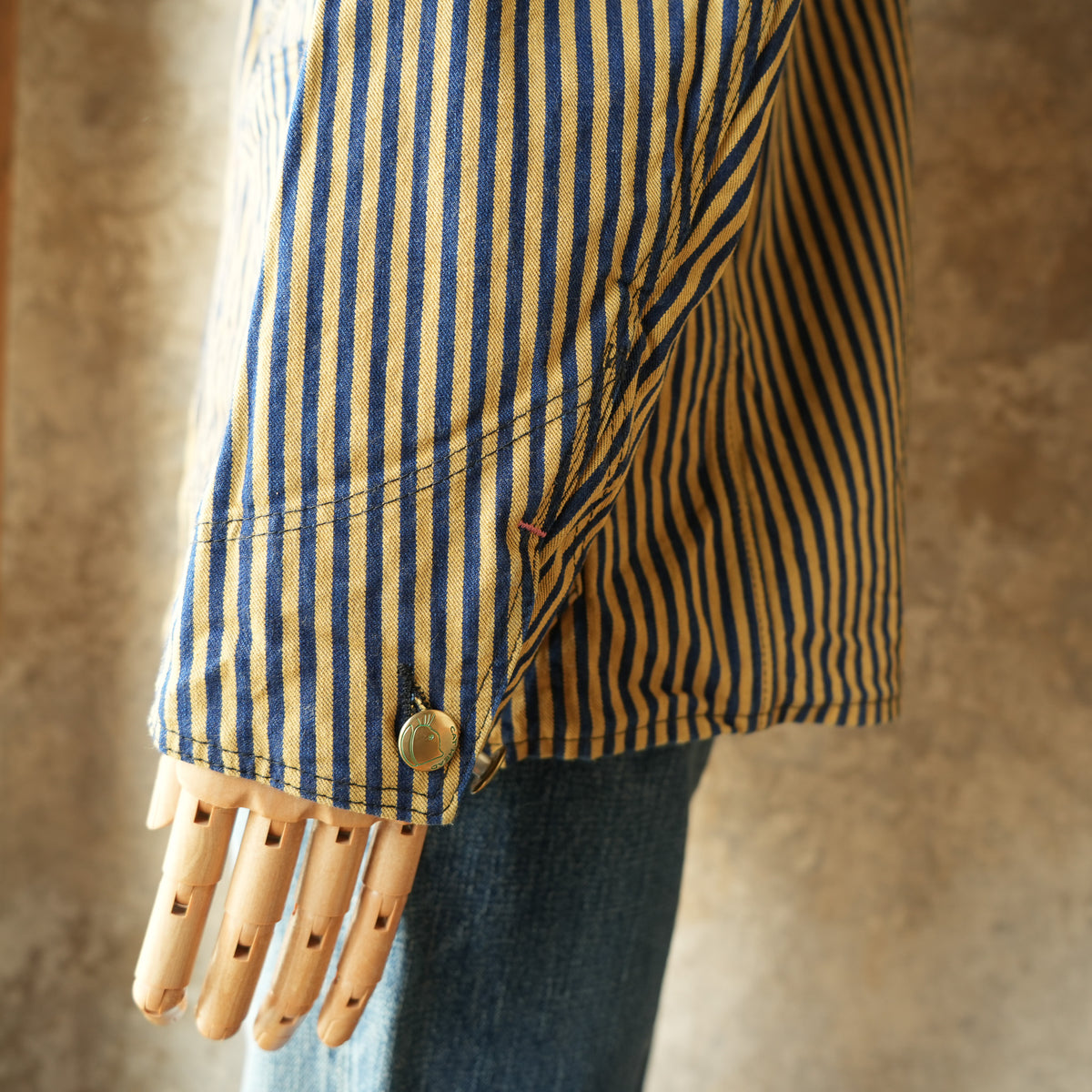 TCB Jeans_Cat Head Jacket_Brown Tabby Stripe