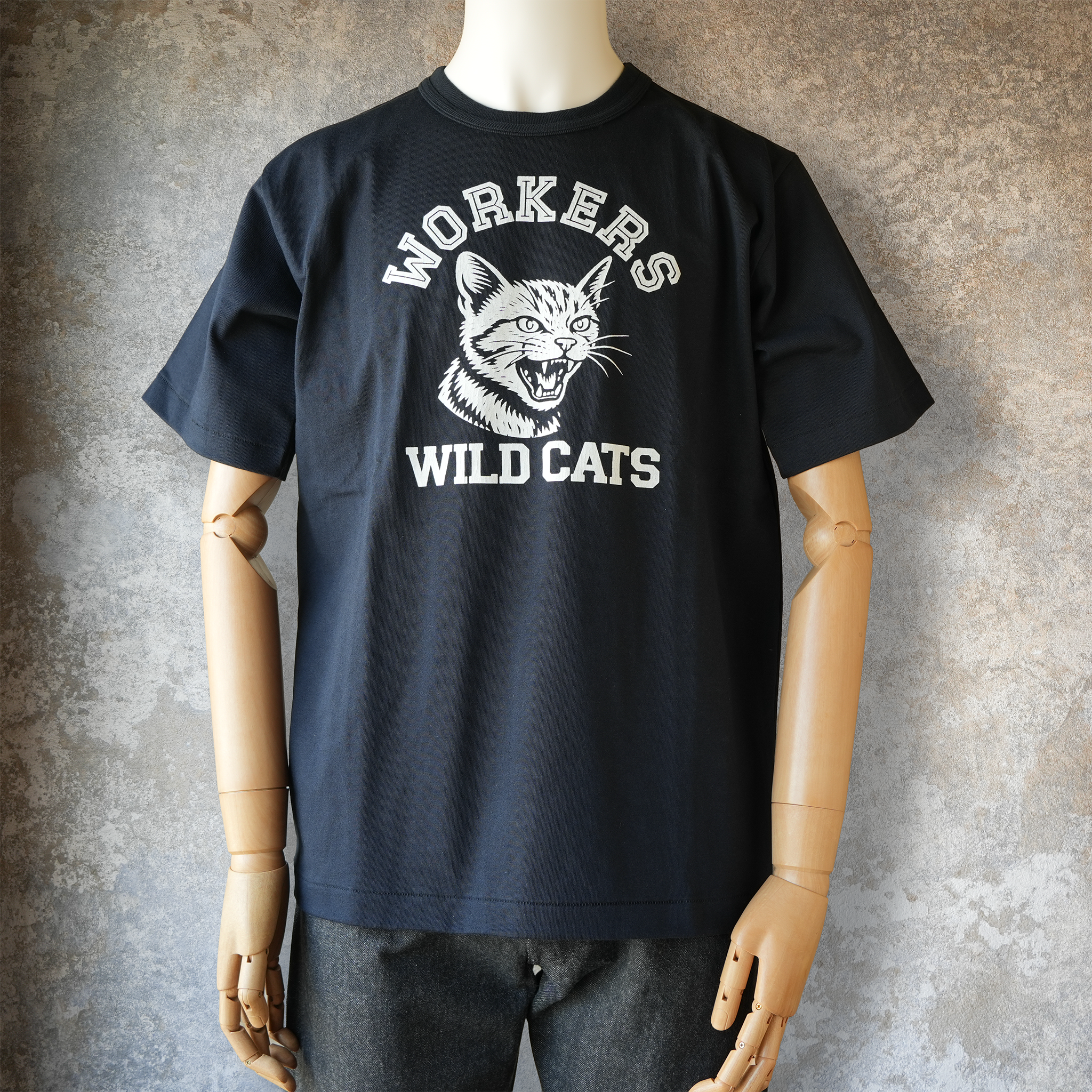 WORKERS_WILD CAT T, NAVY – JeansShopSpiral