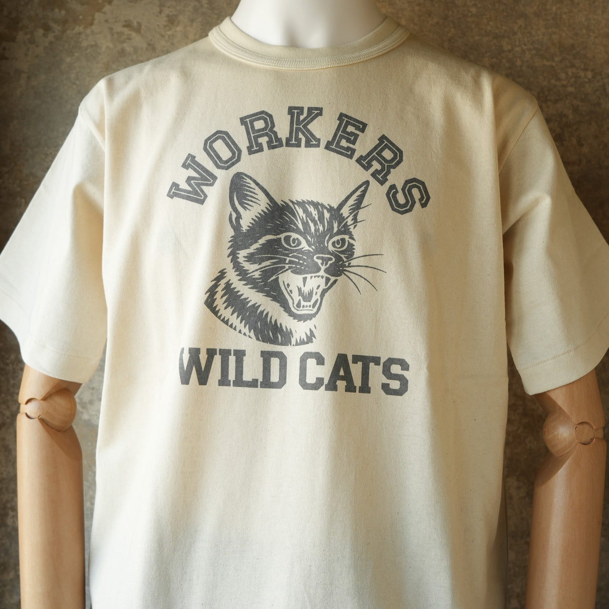 WORKERS_WILD CAT T, ECRU