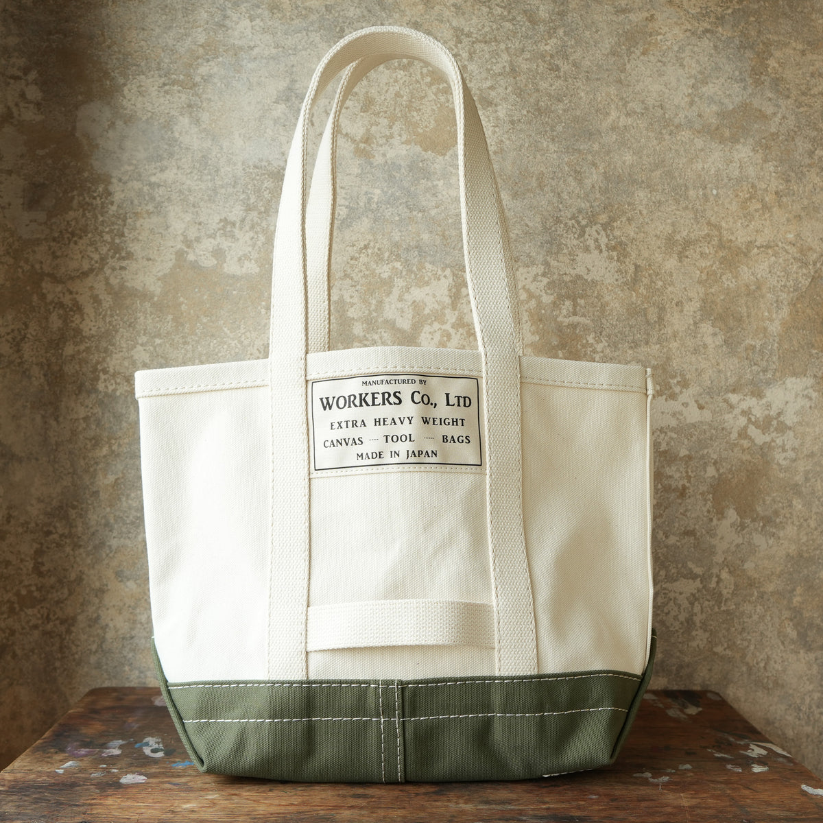 WORKERS_Tool Bag, Medium-Long Handle, Ecru x OD