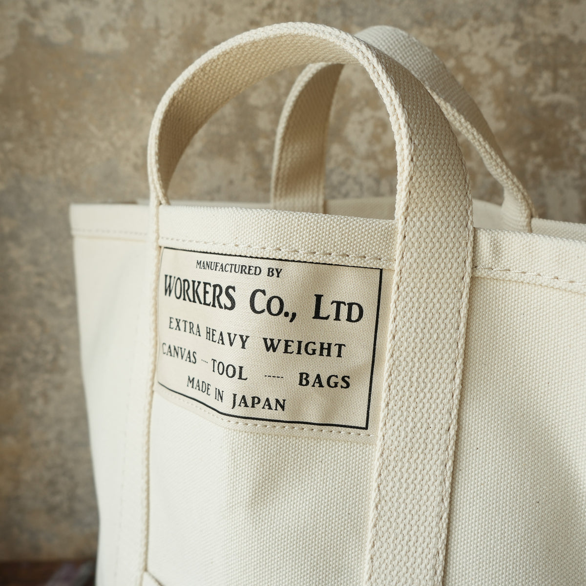 WORKERS_Tool Bag, Medium-Short Handle, Ecru x OD