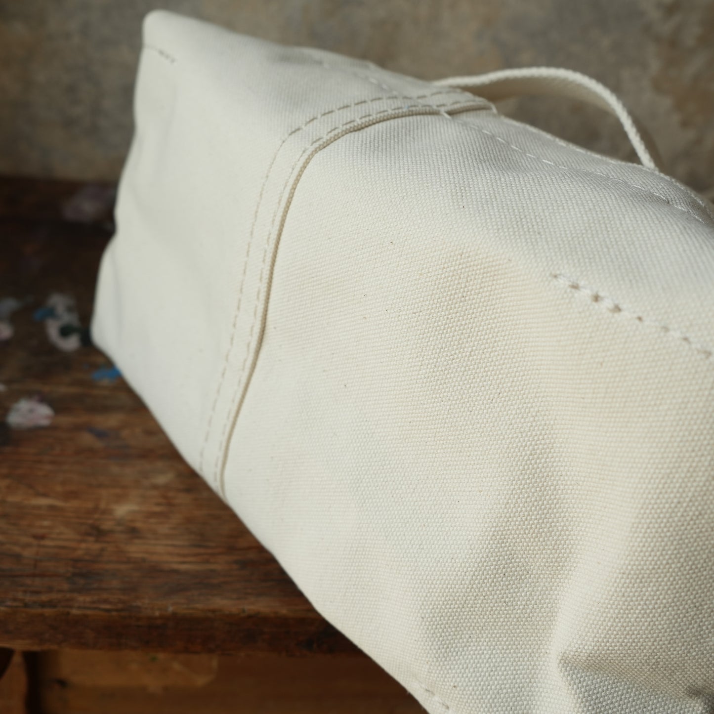 WORKERS_Tool Bag, Medium-Long Handle, Ecru x Ecru