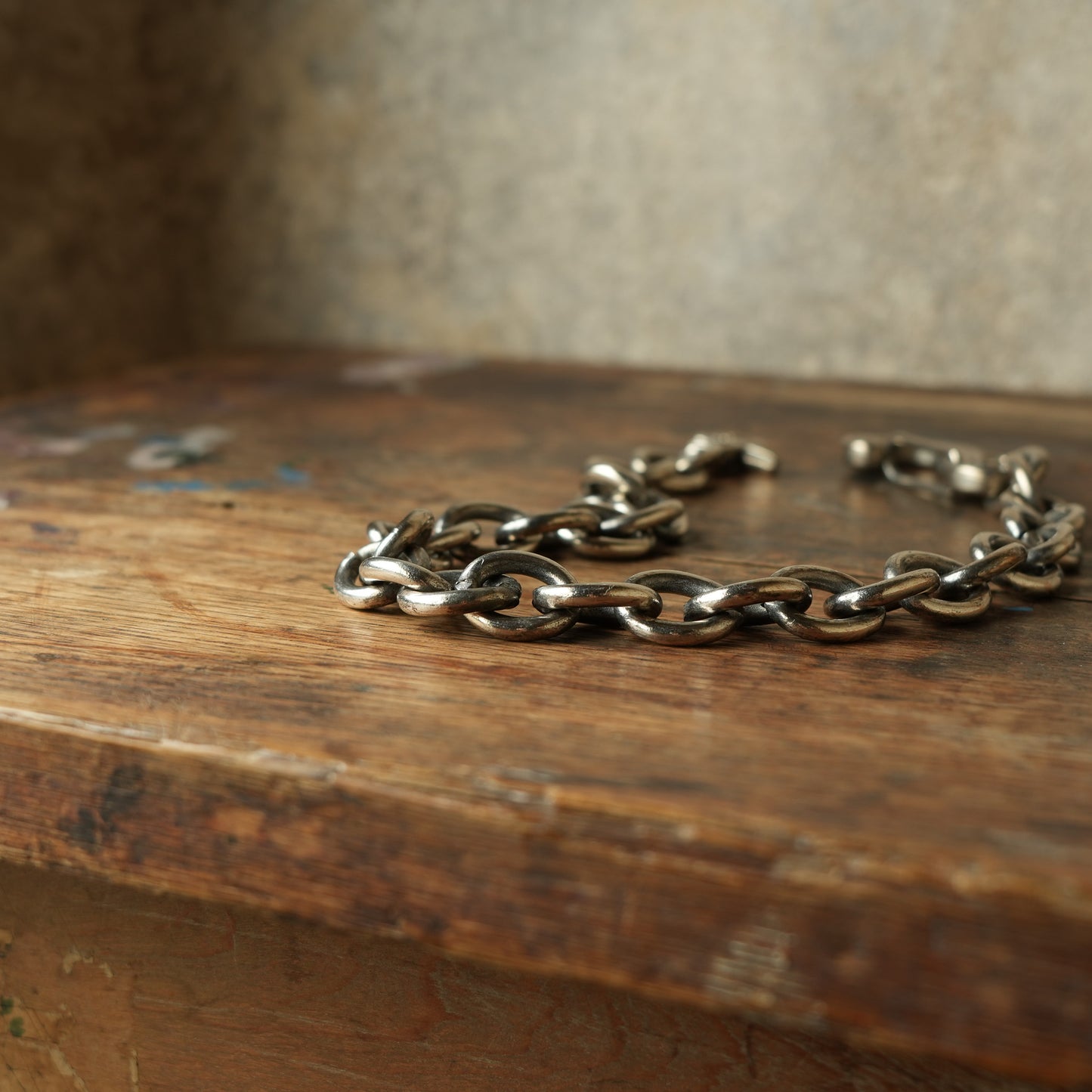 INCEPTION_F-HOLE CARABINER WALLET CHAIN/ SILVER PLATING <IPC-10>