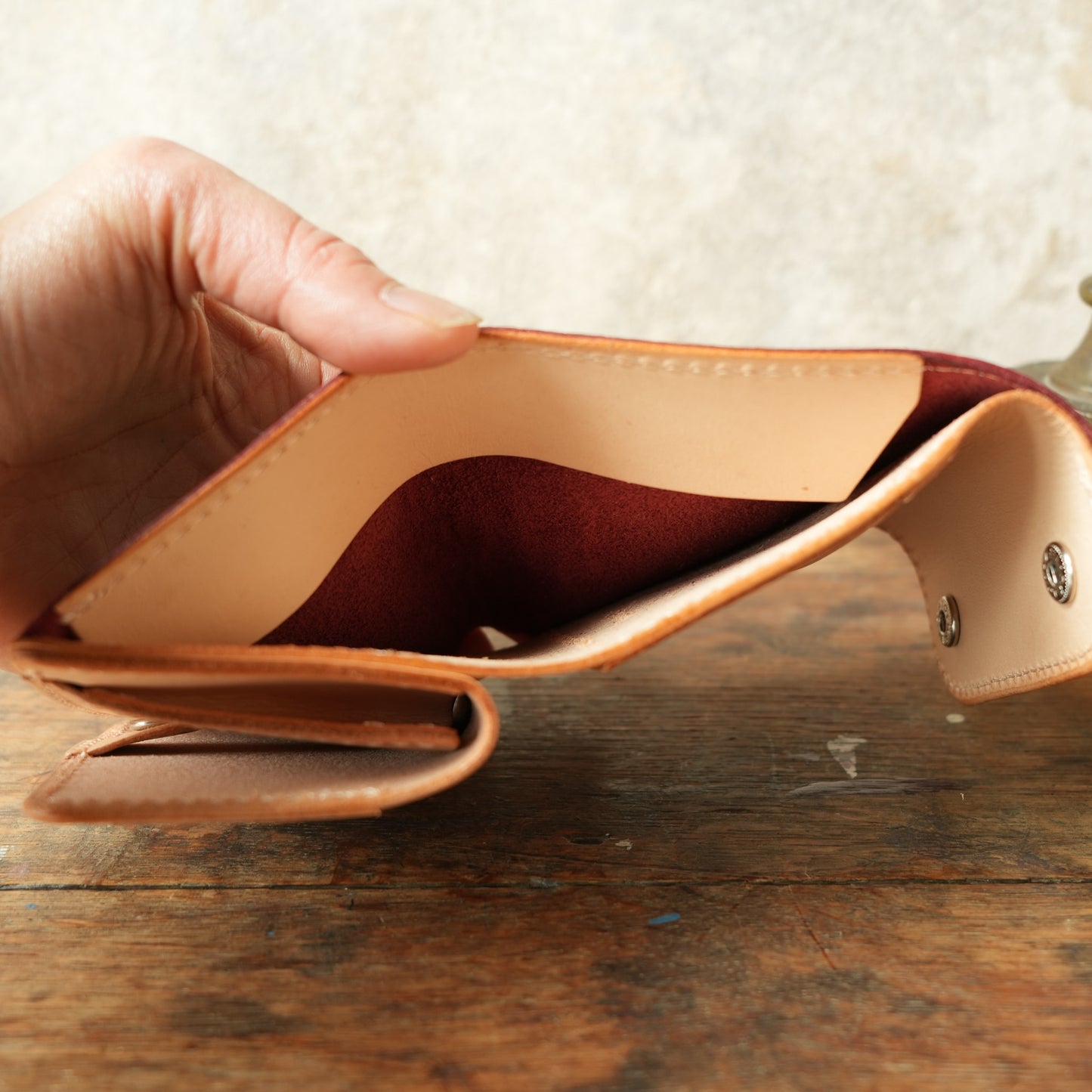 SpiralDance×OPUS_GIBIER LEATHER MINI WALLET