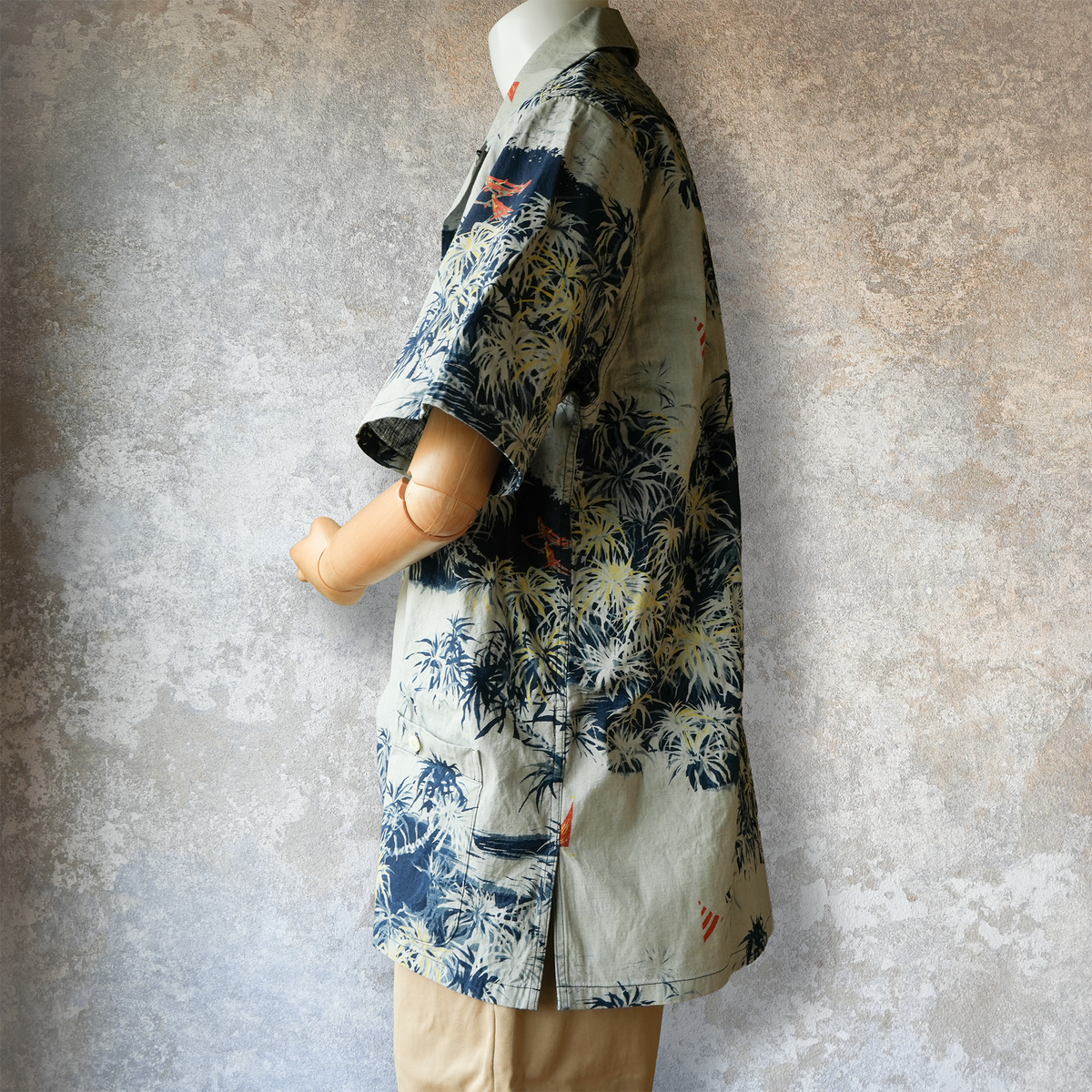DELUXEWARE_AL-21_1960s INDIGO ALOHA