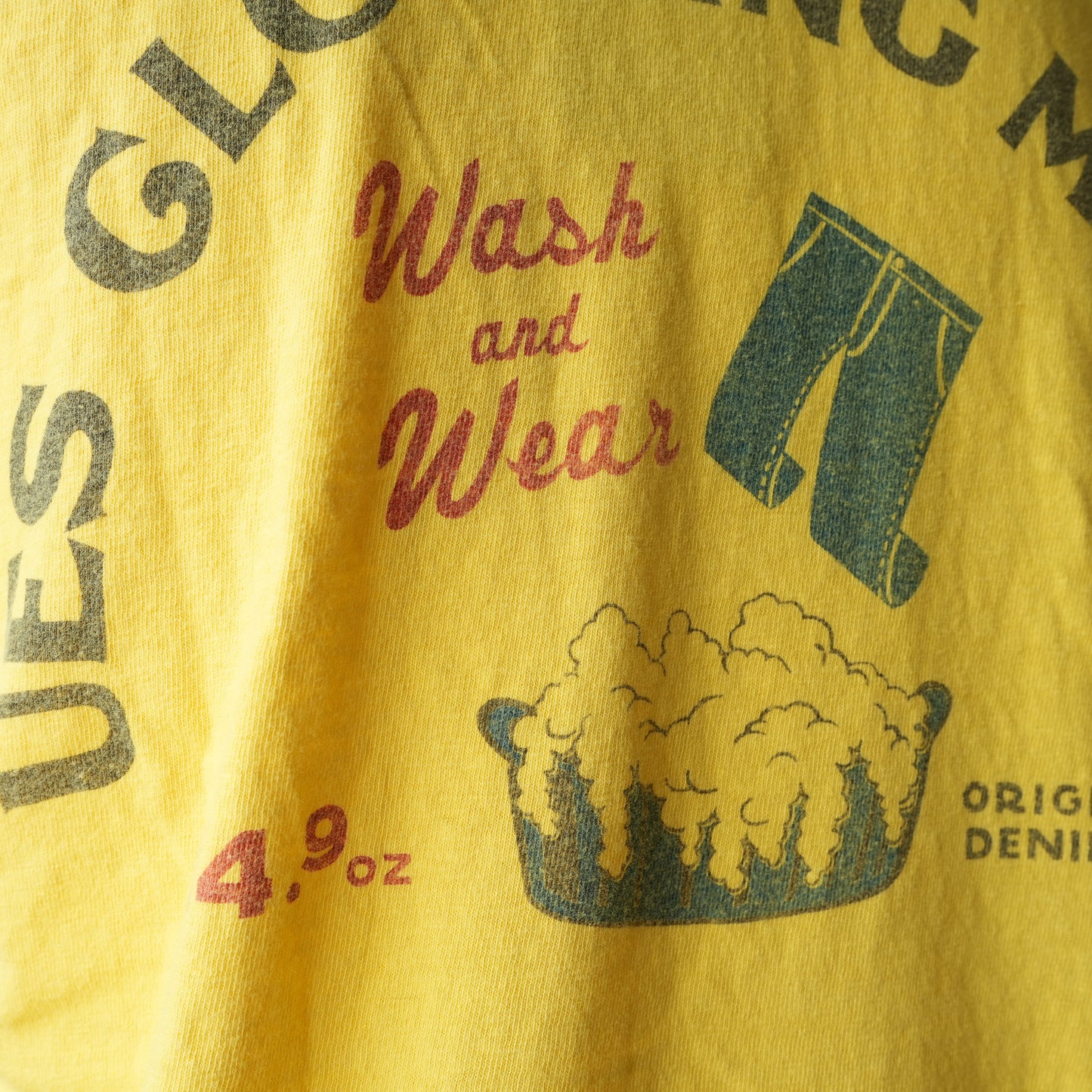 UES_652605_08_1_WASH & WEAR Tシャツ_YELLOW