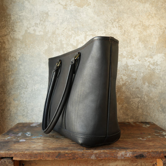 VASCO_VS-263TL_LEATHER NELSON TOTE BAG_BLACK
