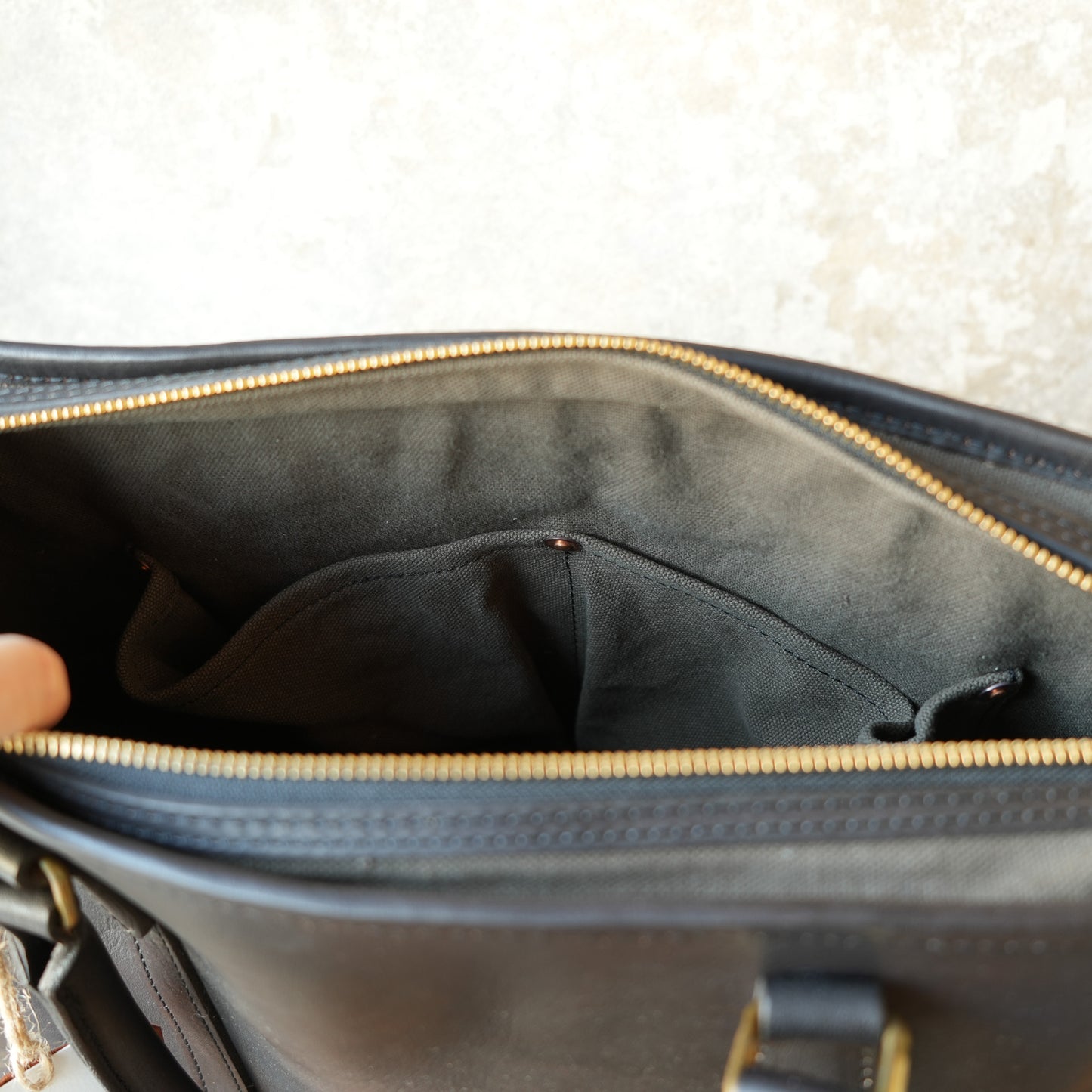 VASCO_VS-263TL_LEATHER NELSON TOTE BAG_BLACK