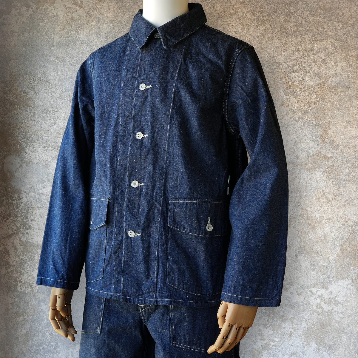 TCB jeans_Catface Jacket 10.2oz_Denim