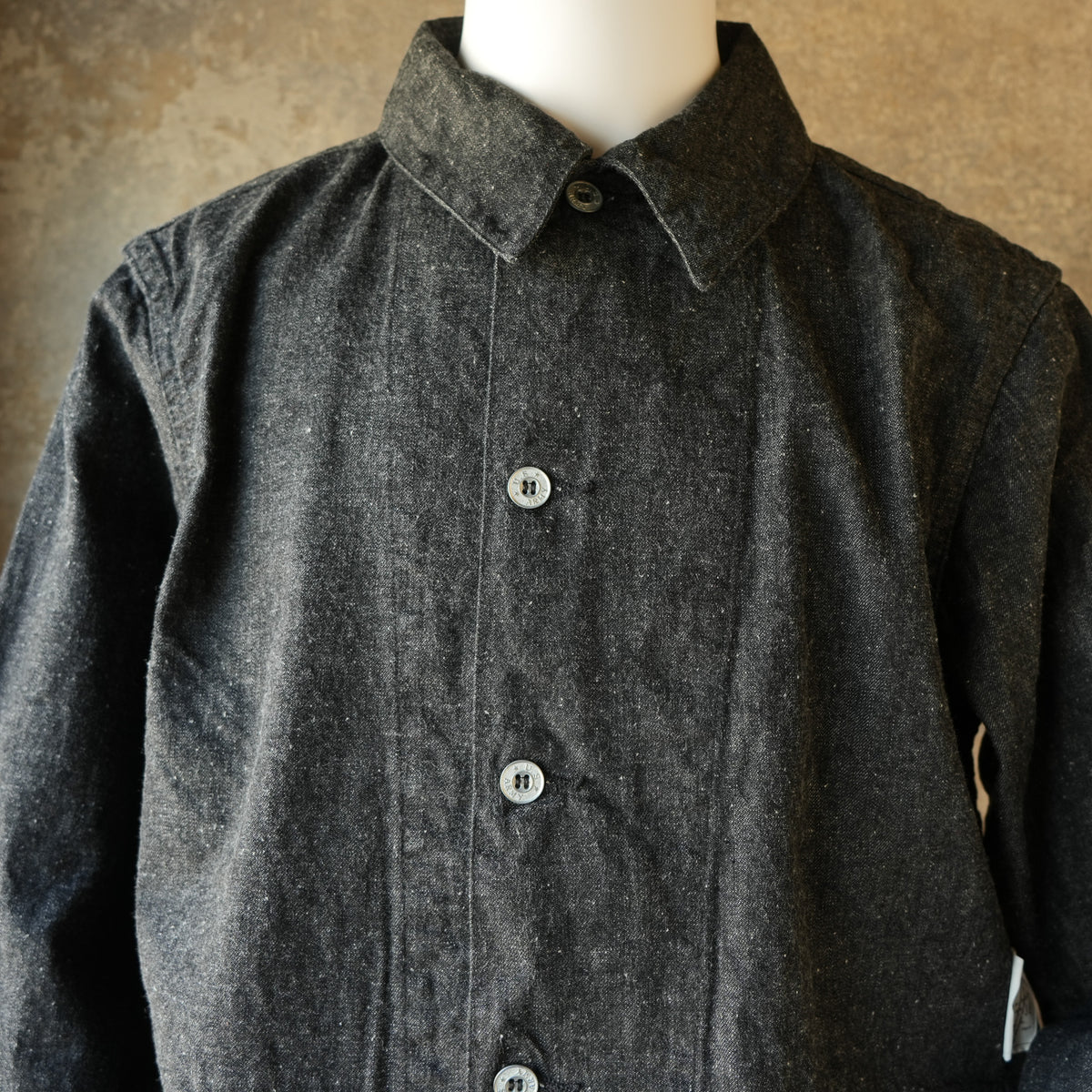 TCB jeans_Catface Jacket 10.2oz_Black Denim
