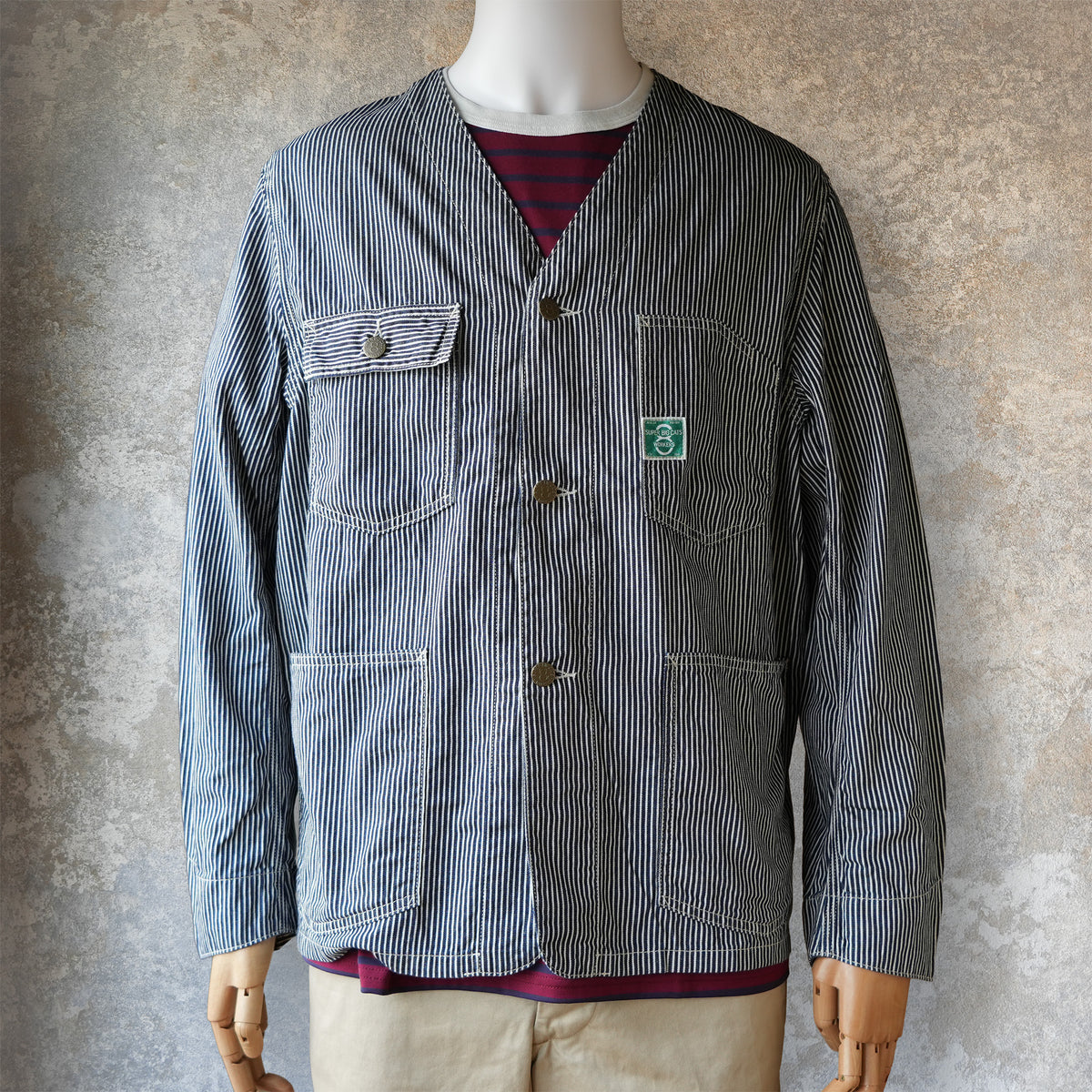 WORKERS_Engineer Jacket_6 oz Indigo Hickory