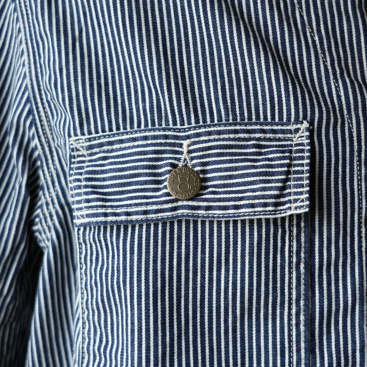 WORKERS_Engineer Jacket_6 oz Indigo Hickory