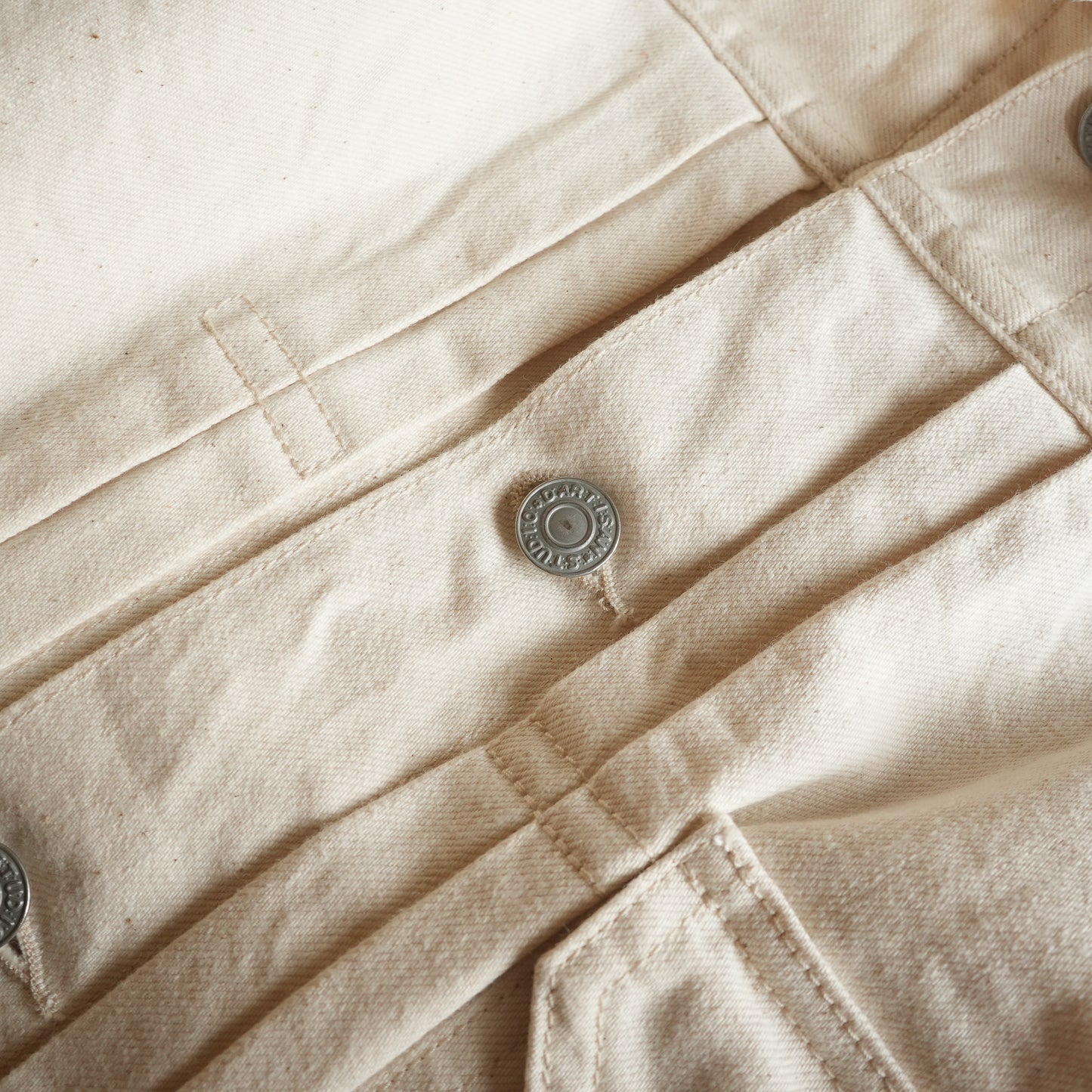 STUDIO D’ARTISAN LADIES_SDL-411E_1st Type White Denim Jacket