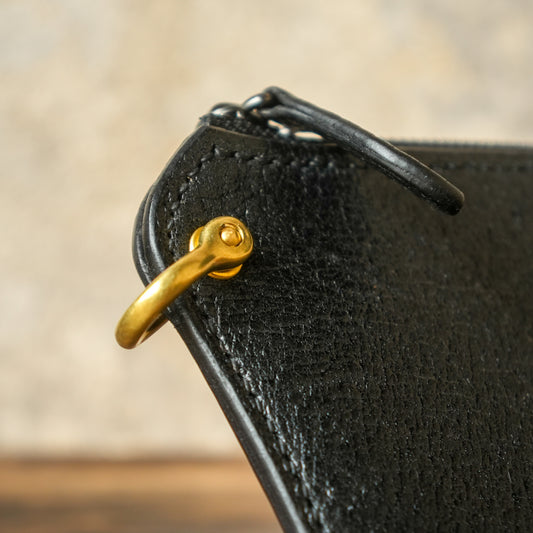 SpiralDance_L-Zip Small Wallet_BLACK