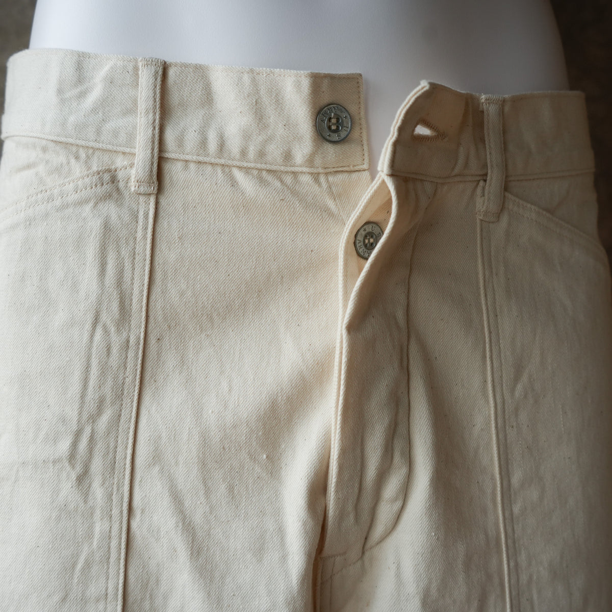 TCB Jeans_Catface Trousers 10.2oz_Black Denim