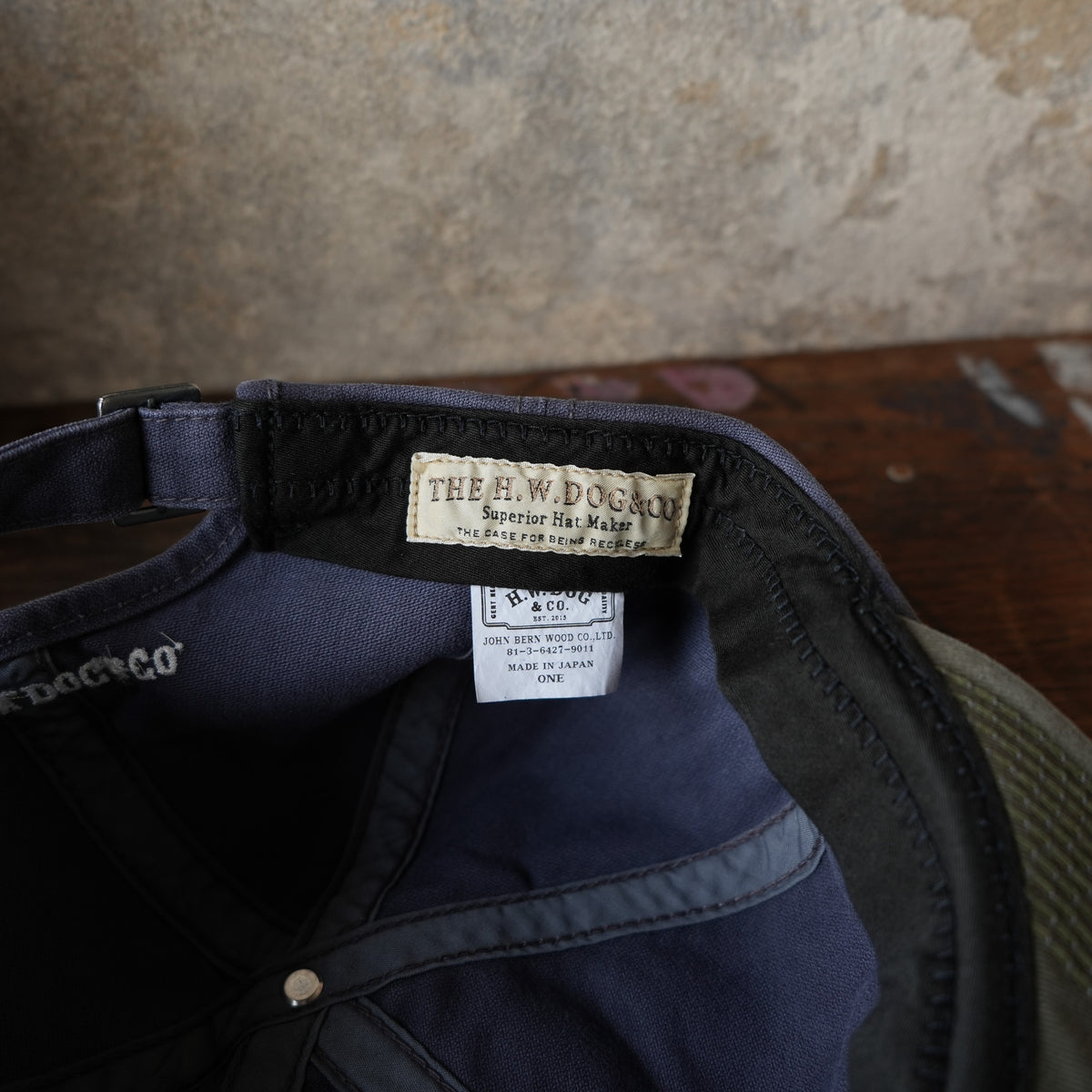 THE H.W.DOG&CO._D-01211_BIO TRUCKER CAP_NAVY