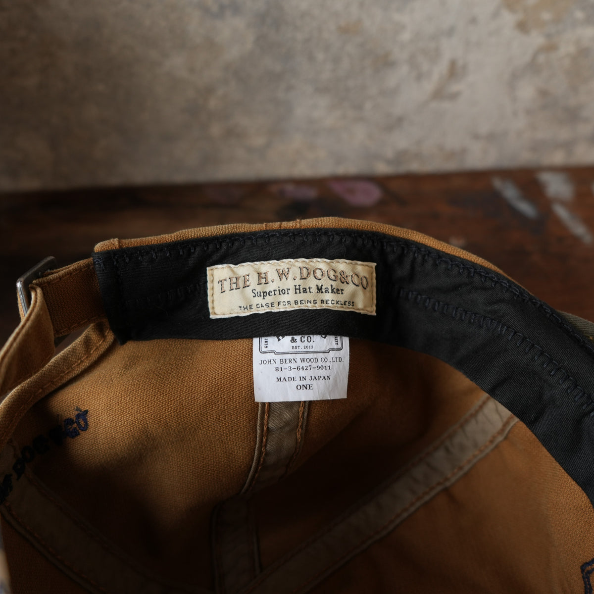THE H.W.DOG&CO._D-01211_BIO TRUCKER CAP_CAMEL