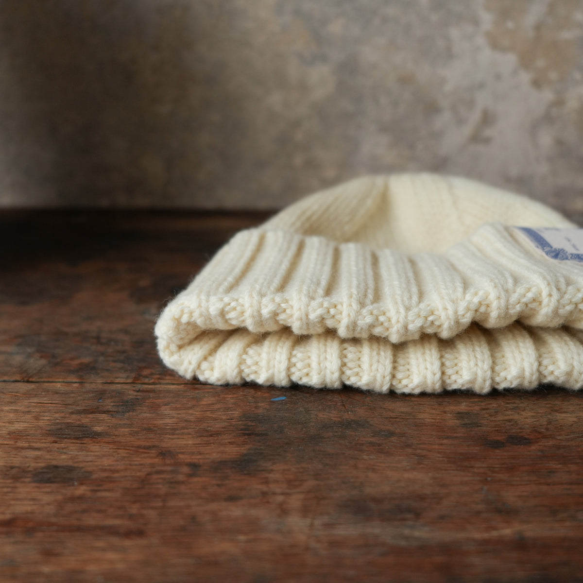 THE H.W.DOG&CO._D-01193_RC KNIT CAP_OFF WHITE