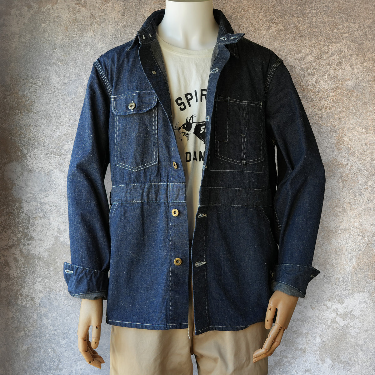 TCB Jeans_Chopped Coverall 9.8oz