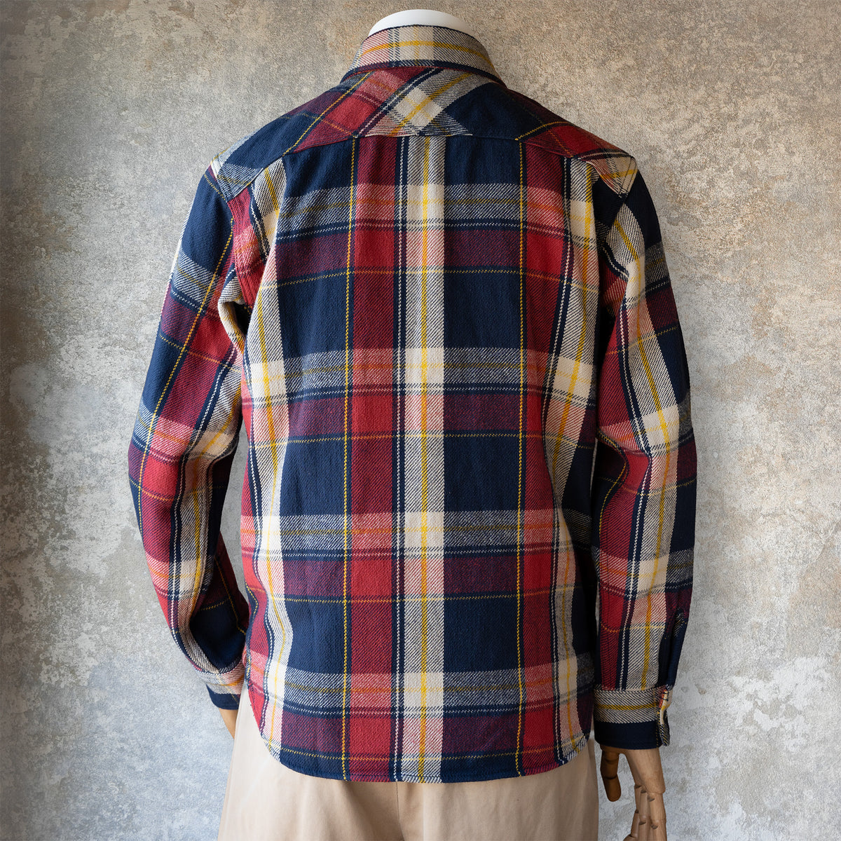 UES_502654_05_1_Heavy Flannel Shirt_Navy