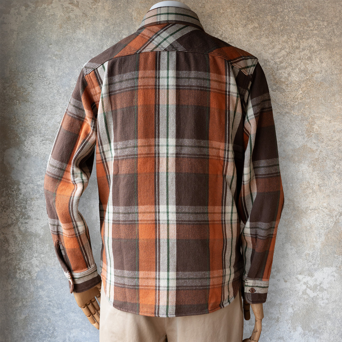 UES_502654_10_1_Heavy Flannel Shirt_Brown