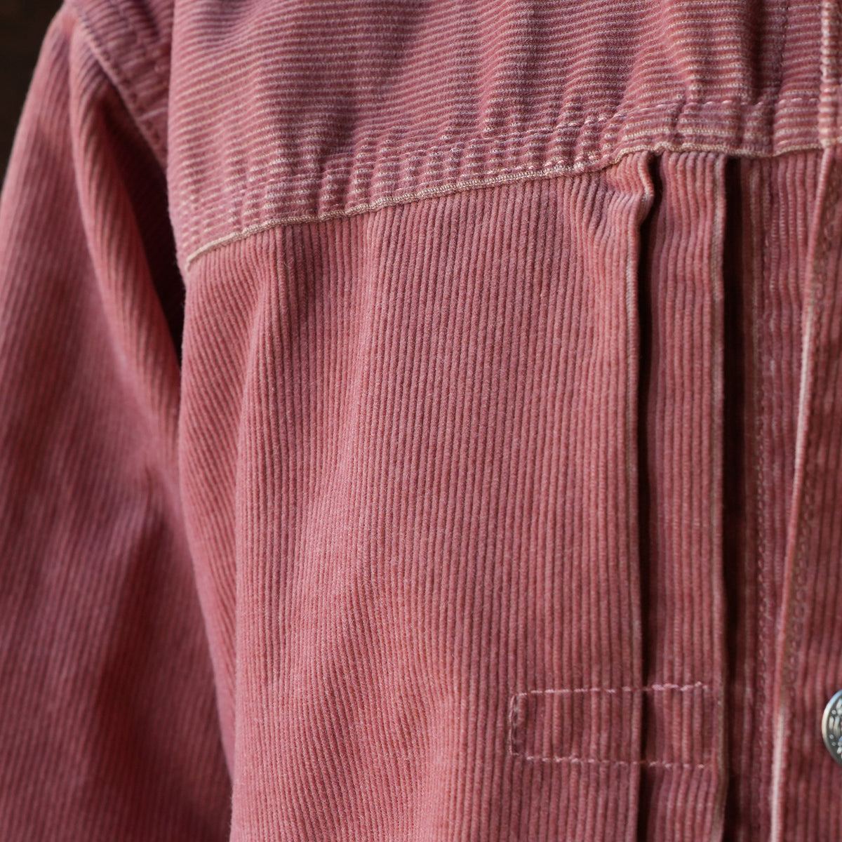 TCB Jeans_New S40's Cord Jacket_Salmon Pink