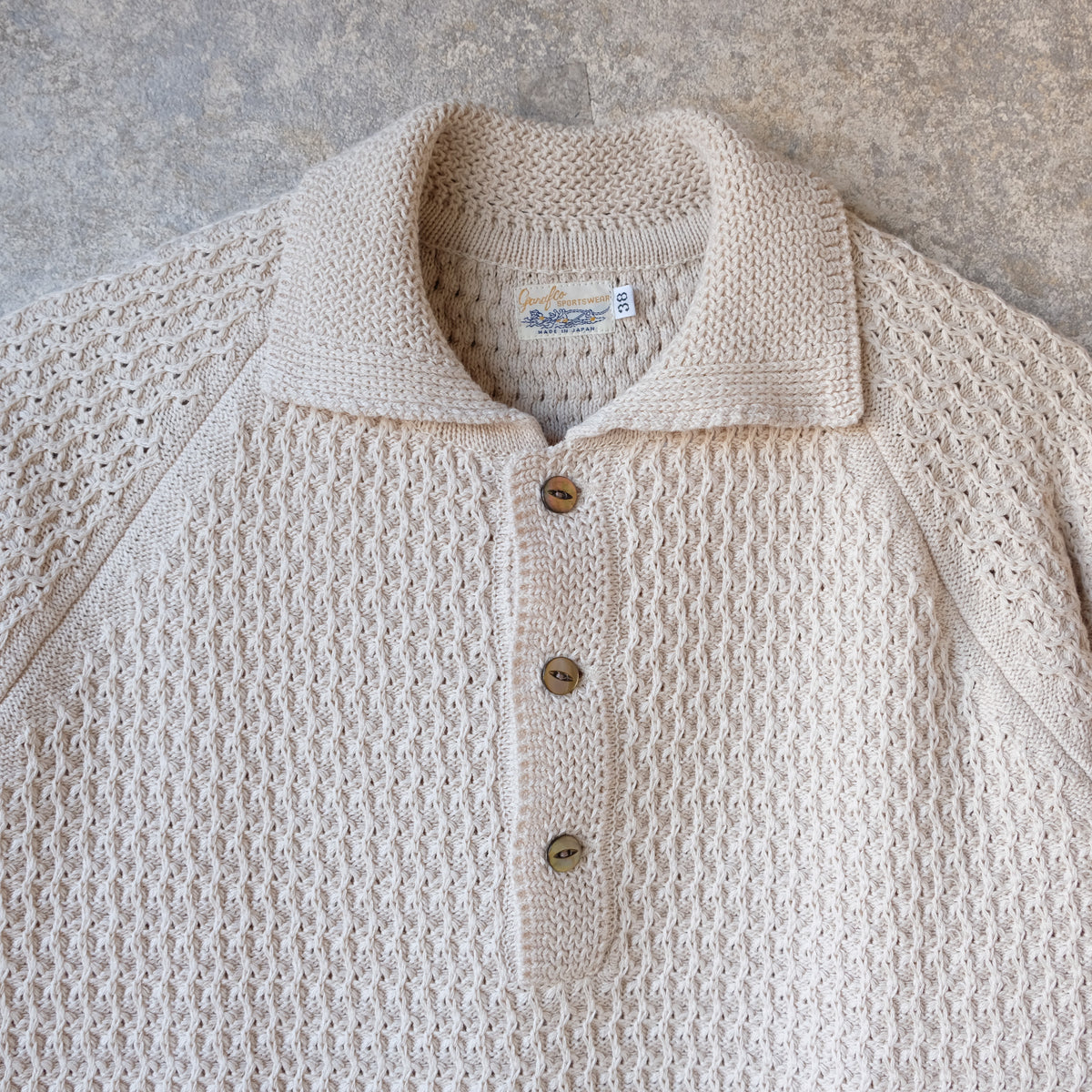 G&F Co. Knit Polo Shirt - Ivory