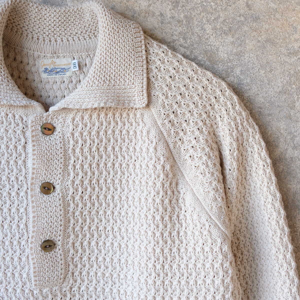 G&F Co. Knit Polo Shirt - Ivory