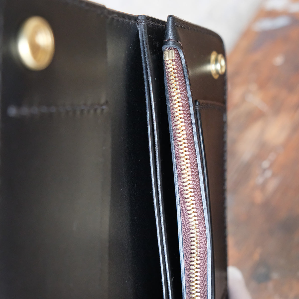 OLD FELLOW COMPANY TW-02 L B BLACK Tracker Wallet