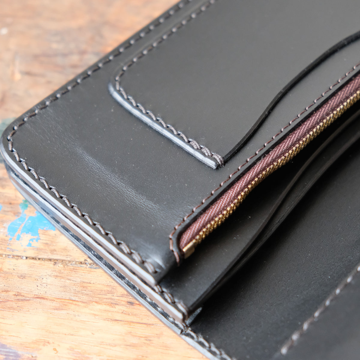 OLD FELLOW COMPANY_LW-05_B_BLACK_Long Wallet Type B