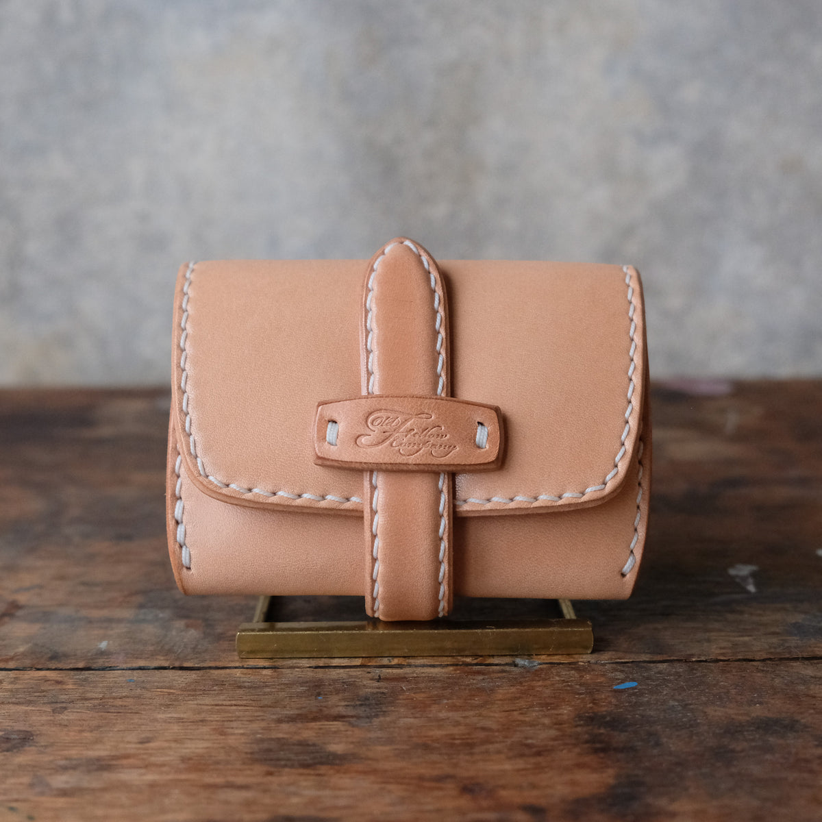 OLD FELLOW COMPANY CW-01B NATURAL Coin Case