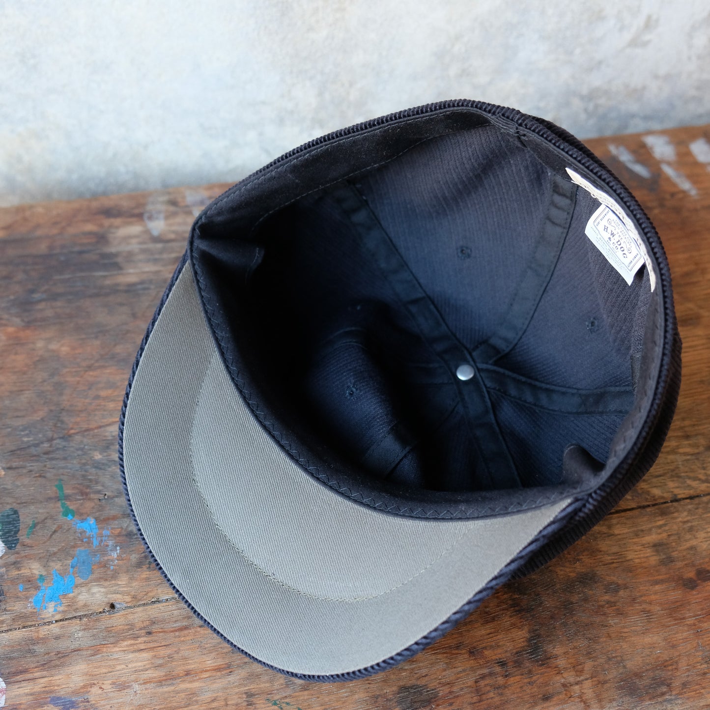 THE H.W.DOG&CO_D-01092_NEWSPAPER BOYS CAP_Black