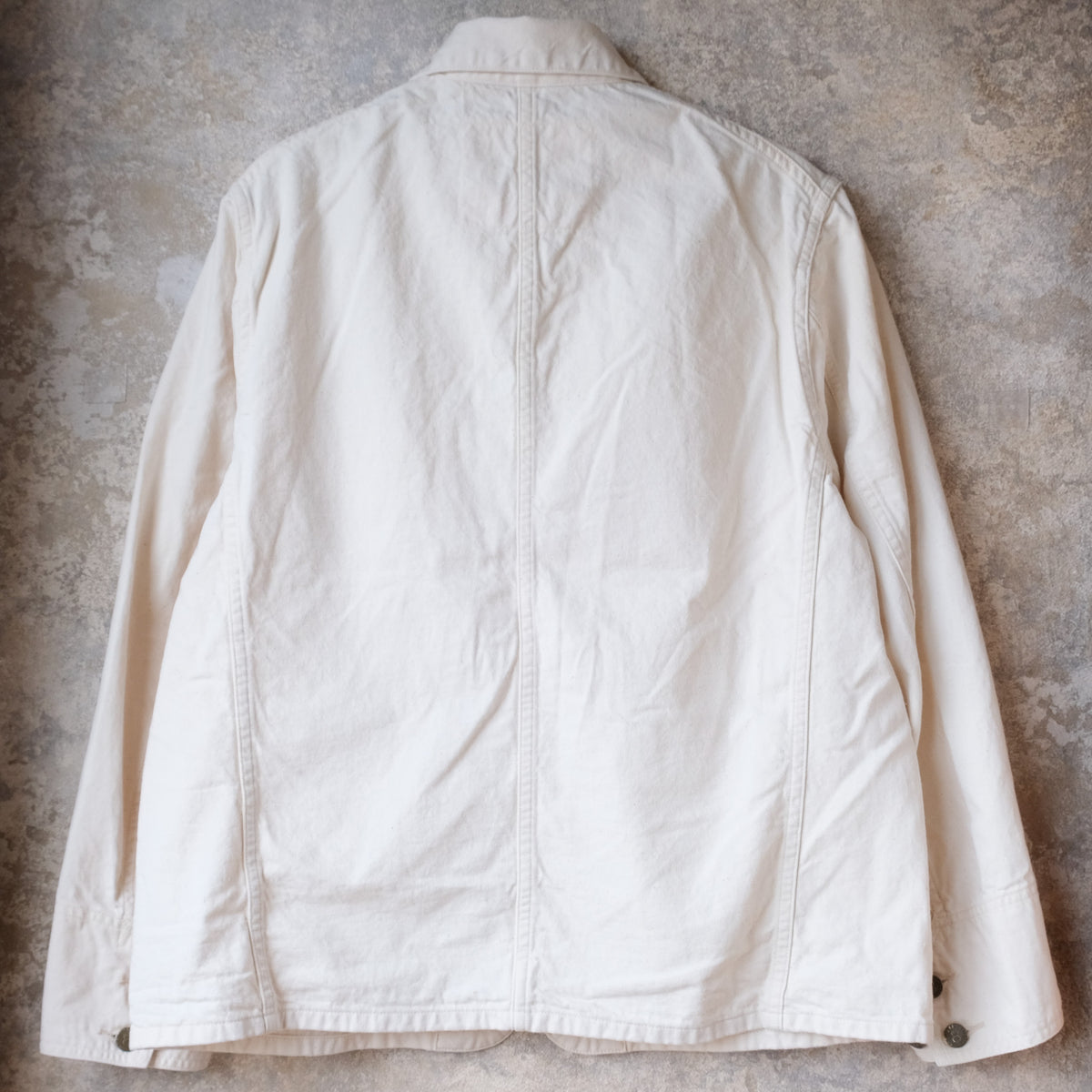 WORKERS_SUPER BIG CAT Jacket, 10 oz White Denim