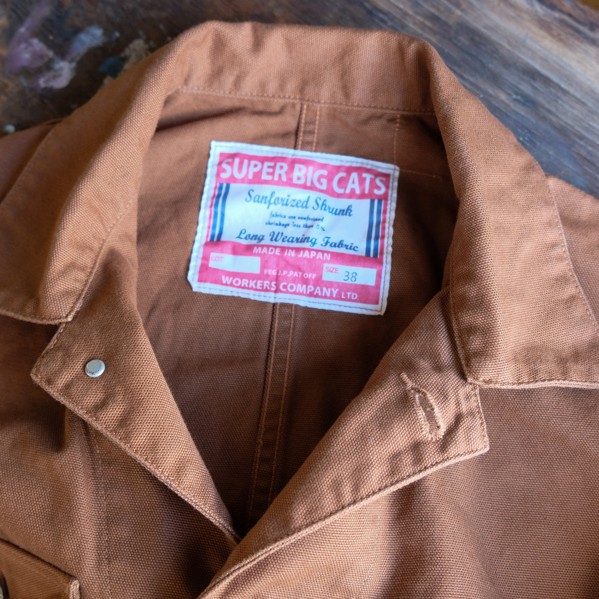 WORKERS_SUPER BIG CAT Jacket, Brown Duck