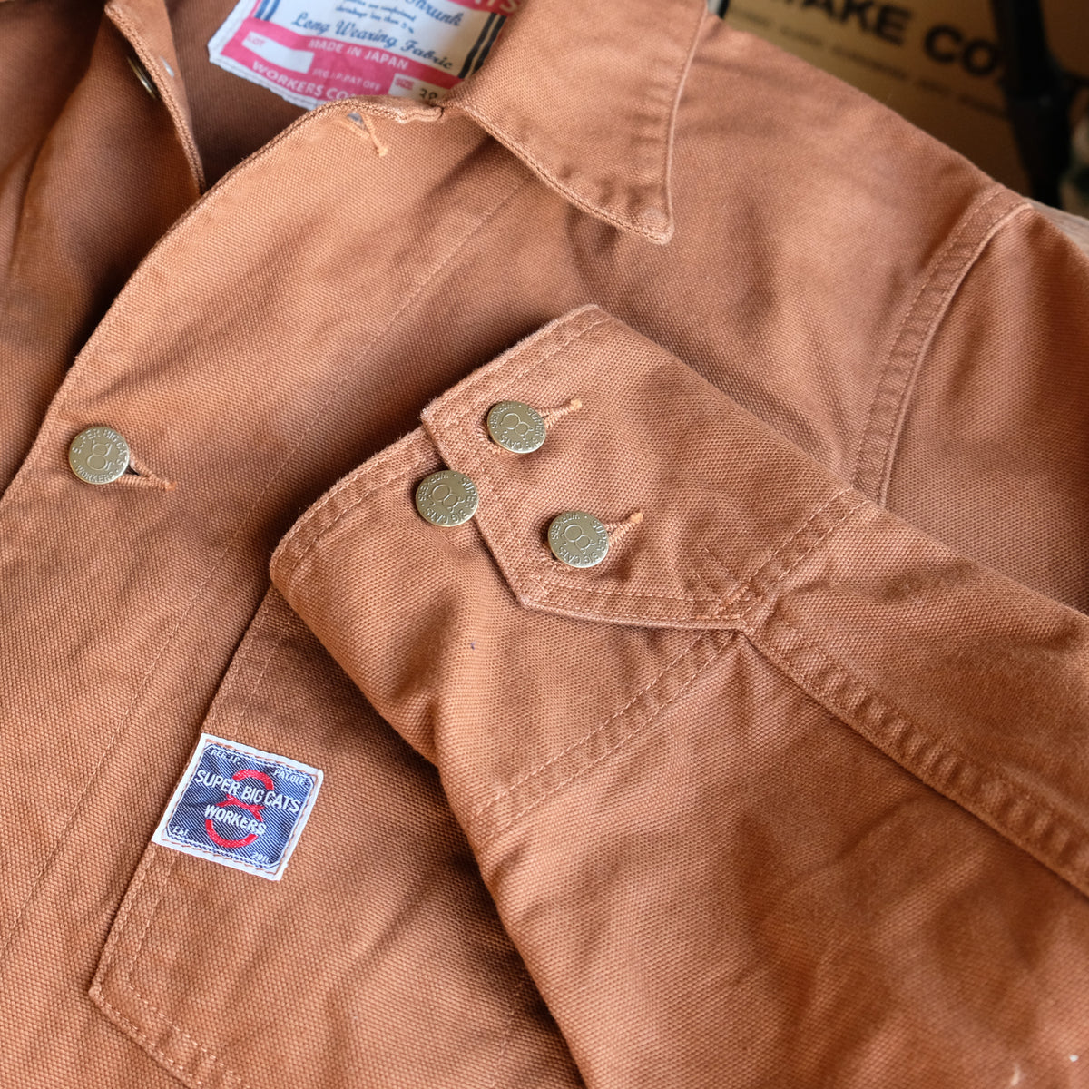 WORKERS_SUPER BIG CAT Jacket, Brown Duck
