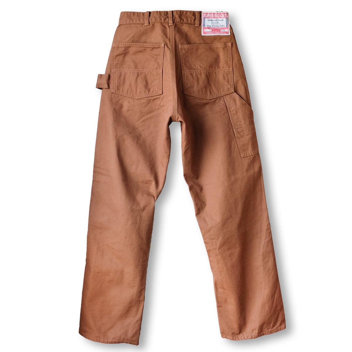 WORKERS_SUPER BIG CAT Work Pants_Brown Duck