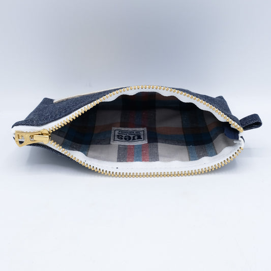 UES_デニムペンケース_UES YELLOW