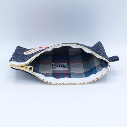 UES_デニムペンケース_A HAPPY DAY!_RED