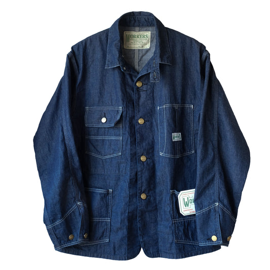 WORKERS_HERCULES Coverall_8 oz Indigo Denim