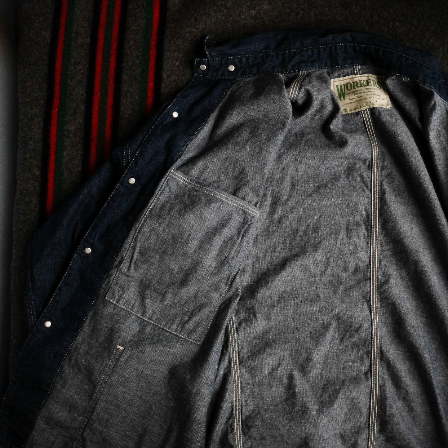 WORKERS_HERCULES Coverall_8 oz Indigo Denim