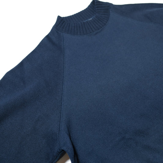 WORKERS_Cotton Raglan Sweater_Navy