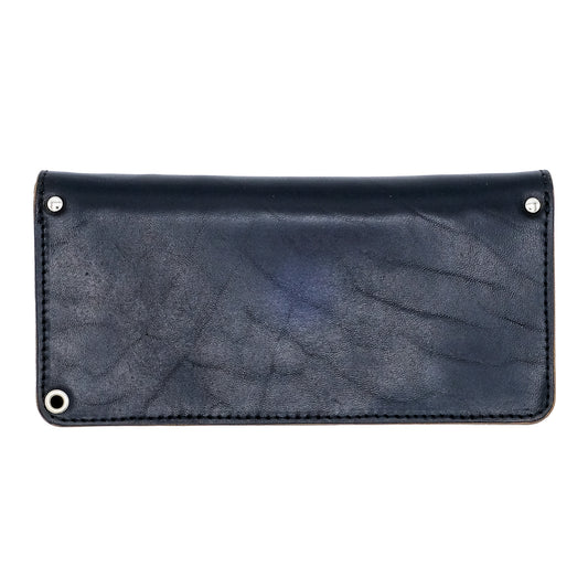 HORSE BUTT LEATHER TRUCKER WALLET(LONG)_BLACK