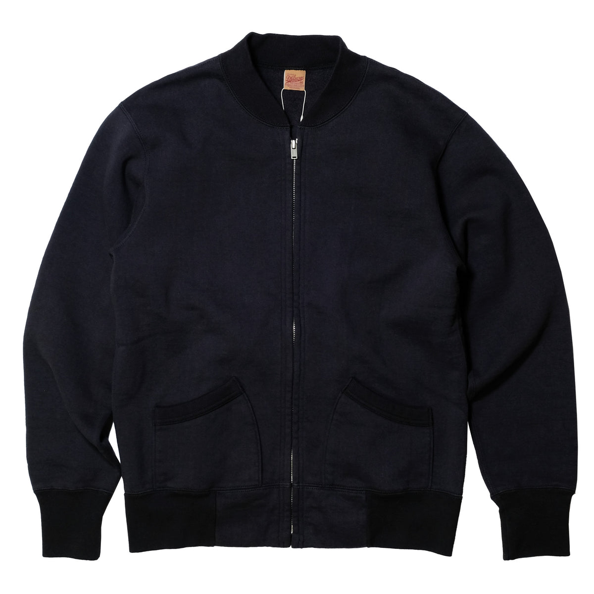 DELUXEWARE_SFZ-00_FULL-ZIP SWEAT PLAIN_SUMIKURO
