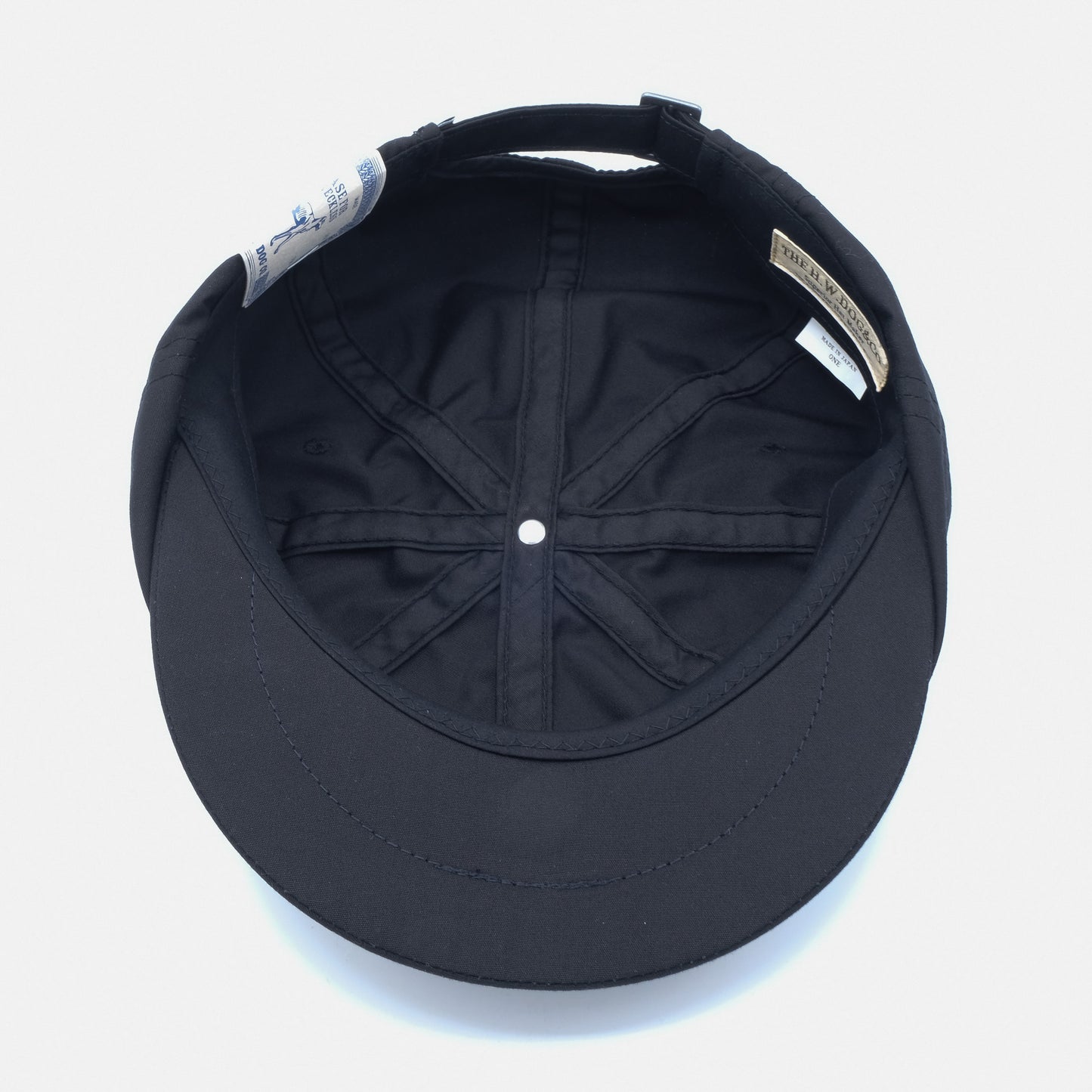 THE H.W.DOG&CO_D-01030_WASH CASQUETTE_Black