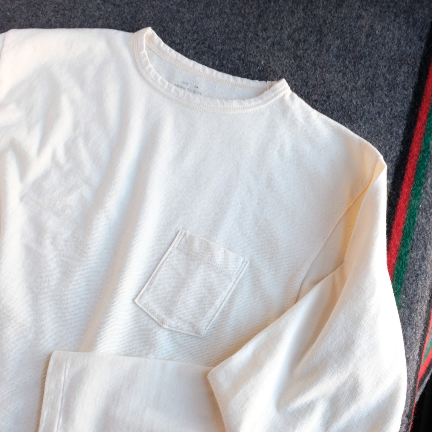 G&F Co._1940s SPORTS TEE L/S_OFF WHITE