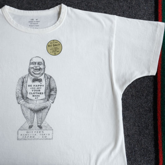 G&F Co._PRINTED 1940s SPORTS TEE_BILLBOARD_OFF WHITE