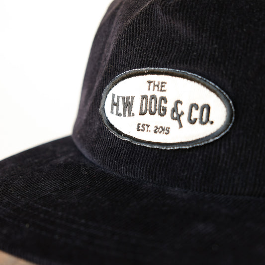 THE H.W.DOG&CO_D-1002_ CORDUROY WORKERS CAP_BLACK