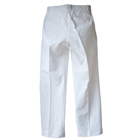 G&F Co._HERINGBONE TROUSER_WHITE